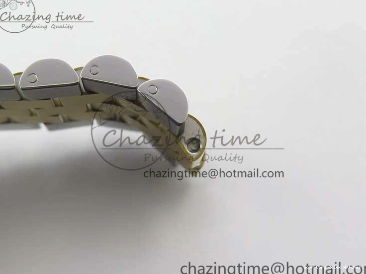 AAA Replica Watches SS Dial Wrapped WWF SS YG 41 Crystals DateJust 3128 on A YG Bracelet SoftTouch Edition Jubilee Best Wrapped Makers 126333 Black 0117